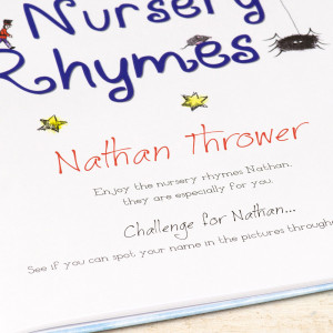 Personalized Nursery Rhyme Books