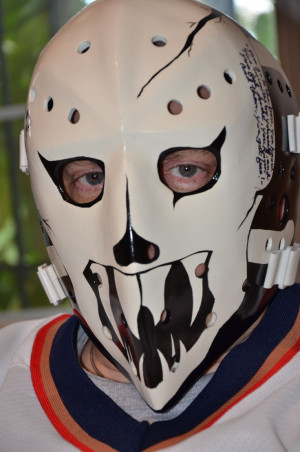 Charlestown Chiefs- Denis Lemieux goalie mask with personalized movie ...