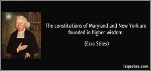 More Ezra Stiles Quotes