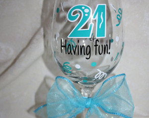 ... 21st Birthday gift. Gift for the 21 year old. Customize your colors