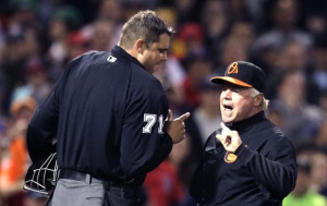 captions buck showalter jordan baker buck showalter argues with home ...
