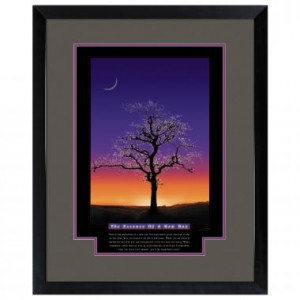 The Essence of A New Day Framed Motivational Poster