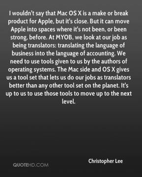 ... say that mac os x is a make or break product for apple but it s close