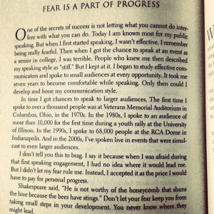Fear is a Part of the Process - John C. Maxwell - Maxwell Daily Reader