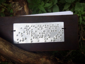 Braille Secret Message Quote Journal