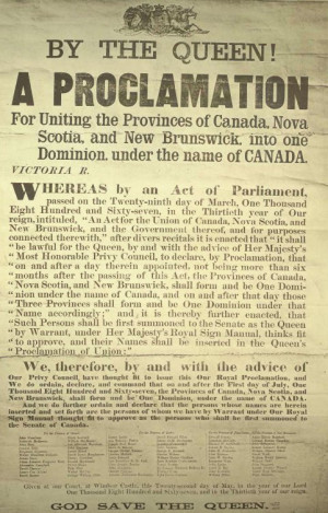 Description Proclamation Canadian Confederation.jpg
