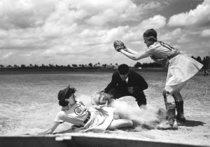 All-American Girls Professional Baseball League Player Marg Callaghan ...