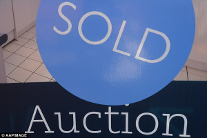 ... underquote properties going to auction by up to 33 per cent