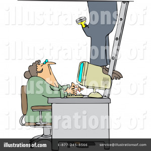 Royalty Free Worker Clipart Illustration Dennis Cox Stock