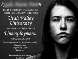 Behold: A Brutally Honest Graduation Announcement For Our Times