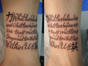 Tattoo Quotes Courage Strength