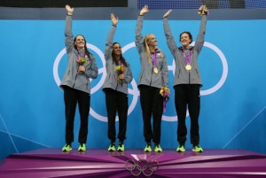 Swimming Women's 4x100m Freestyle Relay.