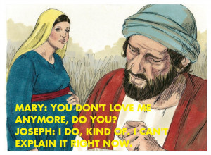 Mary and Joseph bible quote from wes anderson movie
