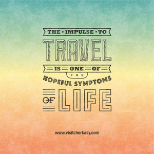 ... Shestopalov has created a set of typographic posters about traveling