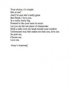 one of my favorite Grey’s Anatomy quote.