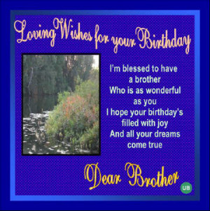 happy birthday brother quotes from sisters