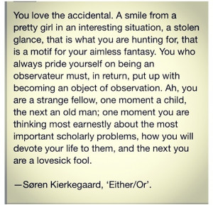 Philosopher Kierkegaard quote