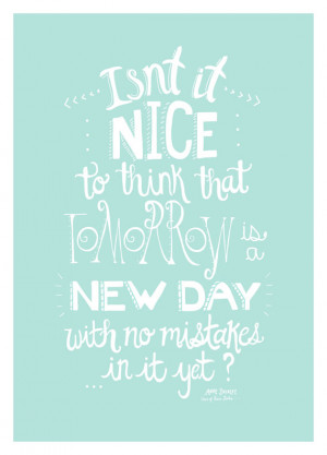 ... Quotes › Anne of Green Gables poster classic book quotes by