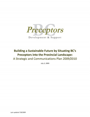 Building a Sustainable Future by Situating BC's Preceptors into
