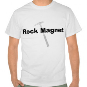funny geologist t shirt rock magnet