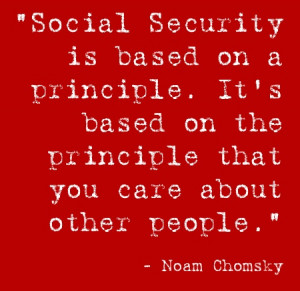 Thank goodness for Noam Chomsky.