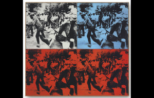 Race Riot, 1964 was inspired by photographs Warhol saw in Time ...
