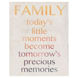 Today's little moments become tomorrow's precious memories