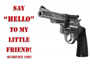 Say “hello” to my little friend! Scarface, 1983