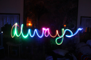 always, cool, love, neon, text