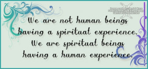 Spiritual experience.