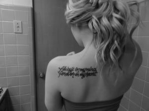 Meaningful Quote Tattoos For Girls
