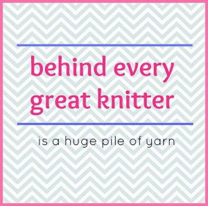 Crochet / knit quote