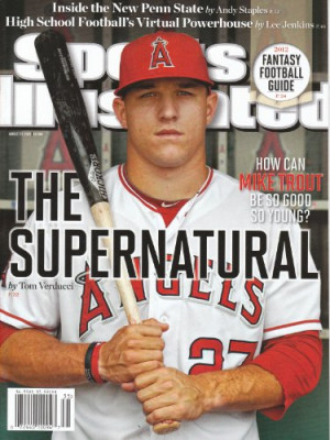 Sports Illustrated Magazine: Mike Trout (The Supernatural, August)