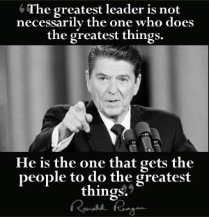 Reagan on leaders