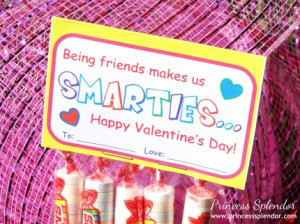 SMARTIES Valentine’s Day Printable}