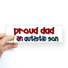 Proud Dad Autism Bumper Stickers