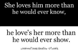 She love him more quote