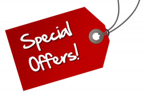 Special Offers Aren't Just For Christmas.....