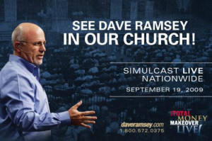 ... Dave Ramsey’s business is an unholy alliance of business and church