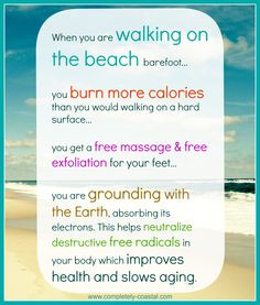 ... barefoot health nutbeauti shore things healthy living beach walks