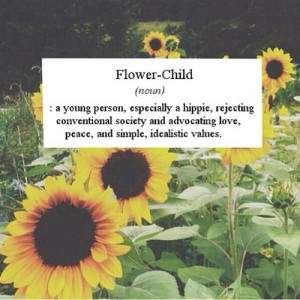 tumblr hippie vintage flower child sunflower