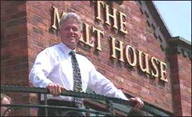 Bill Clinton at The Malt House in Birmingham