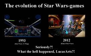 ... » De-Motivational Posters » The Evolution of Star Wars Games