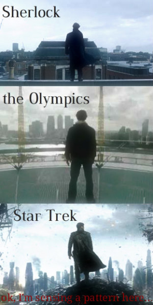 sherlock london Benedict Cumberbatch star trek olympics fun with the ...
