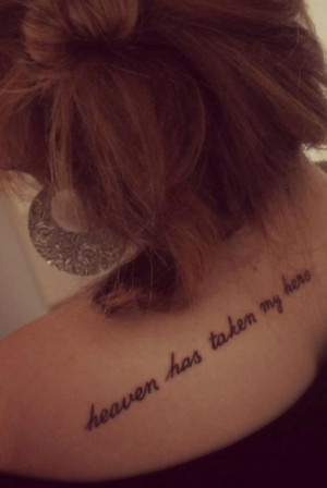 Lost loved one tattoo quote
