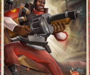 demoman tf2 team fortress 2 HD Wallpaper of Architecture & Design