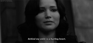 gif Black and White quotes fire The katniss everdeen jennifer lawrence ...