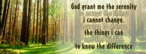 Serenity Prayer God Grant Me The Cover