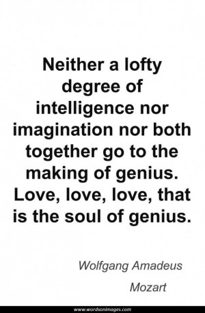 Mozart quotes
