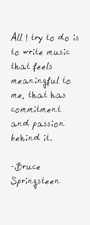 Bruce Springsteen Quotes & Sayings